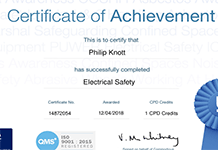 Click to view Electrical Safety Certificate
